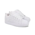 Tenis DC Shoes Court Graffik Blanco (4)