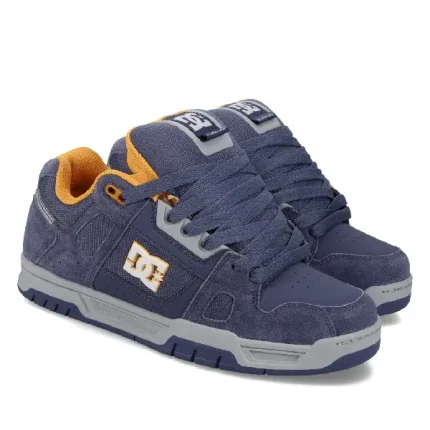 Tenis DC Skate Azul Hombre (7)